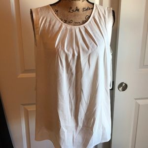 Tahari White Tank Top